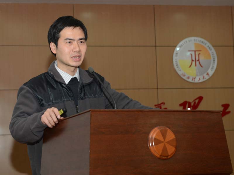 北京大学博士生导师陈海峰教授为我校师生作学术报告