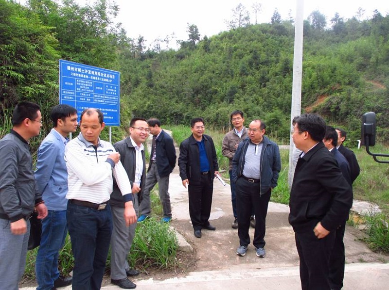 国土资源部考察组调研我校稀土开发利用综合试点项目